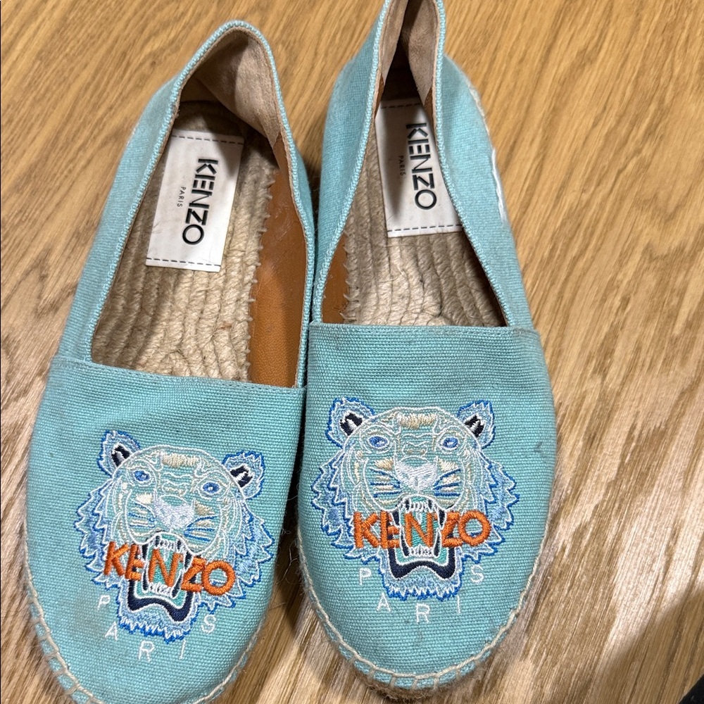 Kenzo Kids Aqua Tiger Slippers